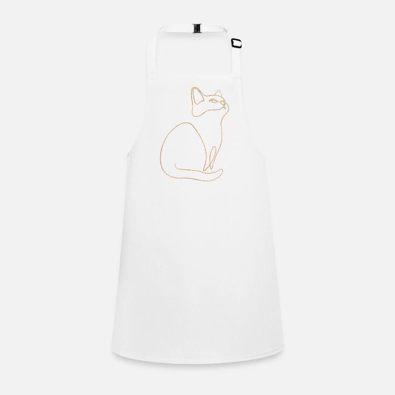 Kätzchen Katze Kater Schürze für Kinder
