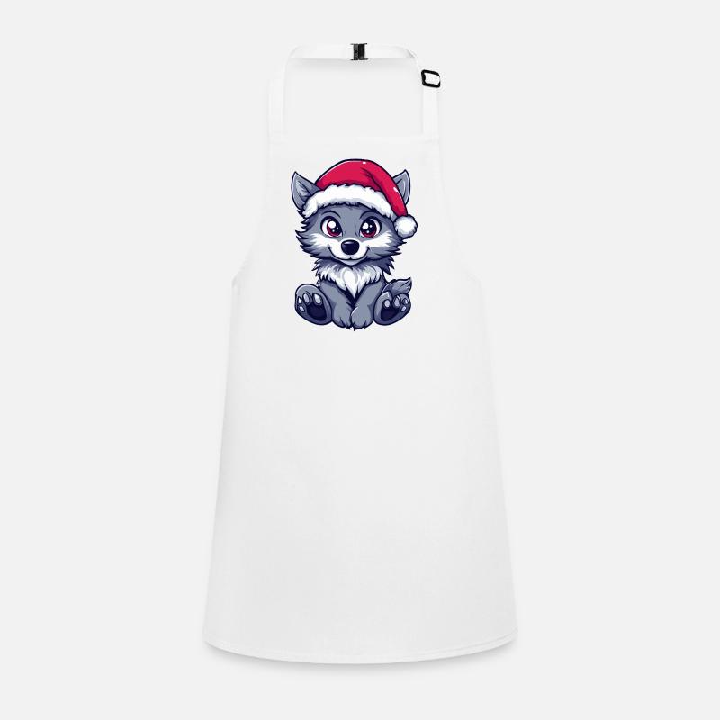 Loup Noël Tablier Enfant