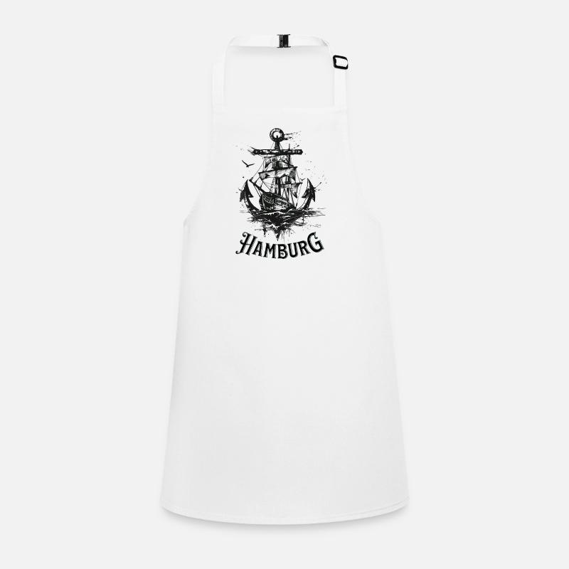 Hamburg Anchor Ship Sailing Ship Sailor Sailor Children's Apron
