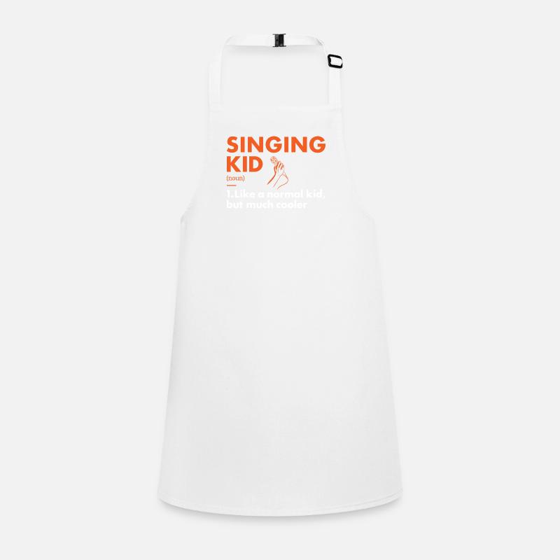 Singer Kid Definition Singing Children's Apron