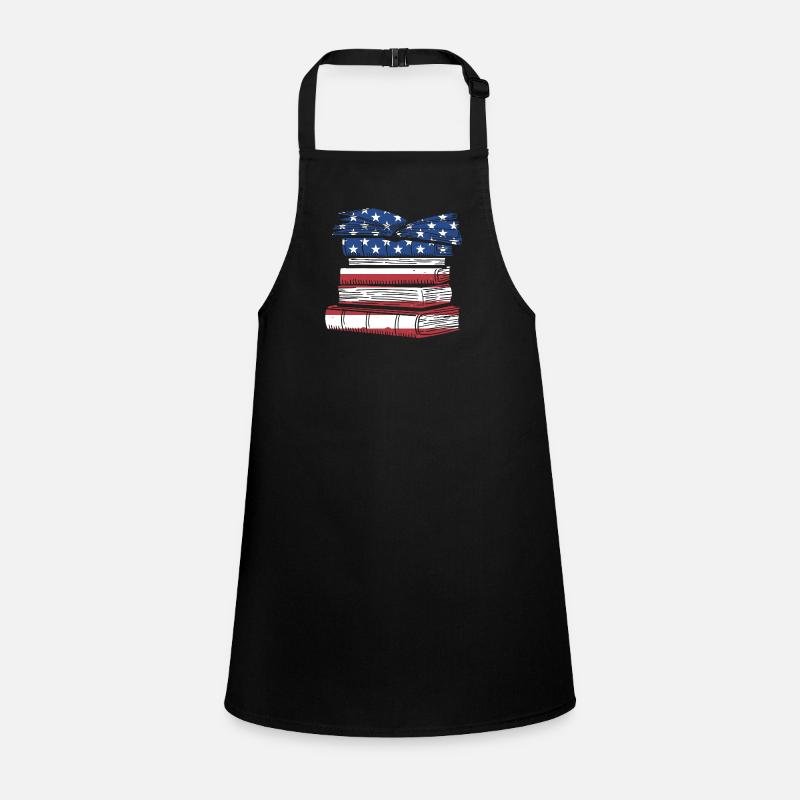 Reader Us Flag Reading Children's Apron