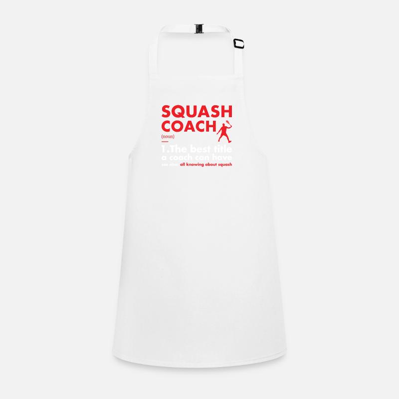 Sport Coach Definition Squash Children's Apron