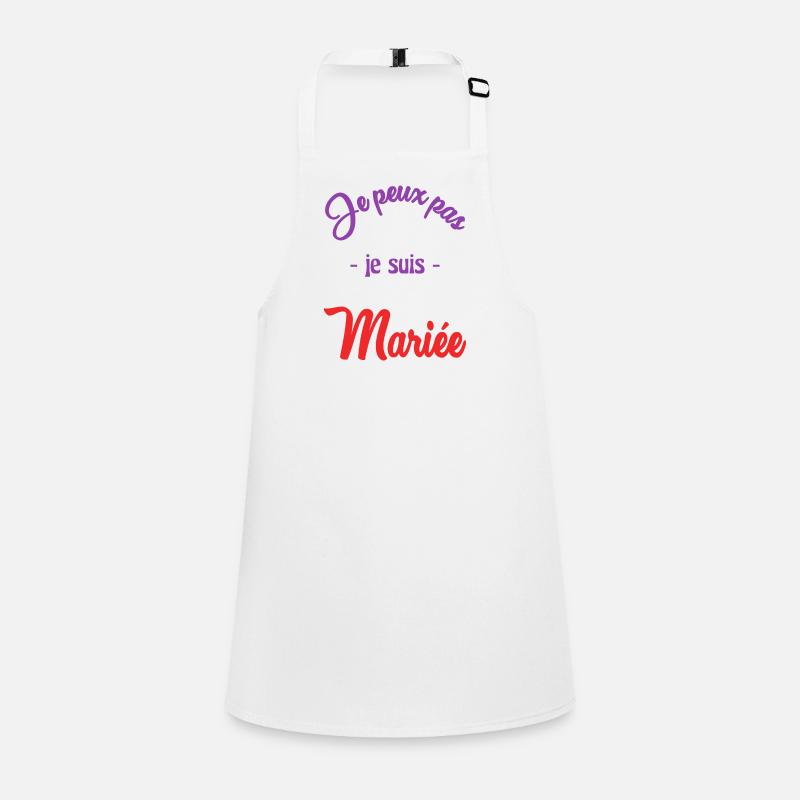 MARIEE. FUTURE MARIEE Tablier Enfant