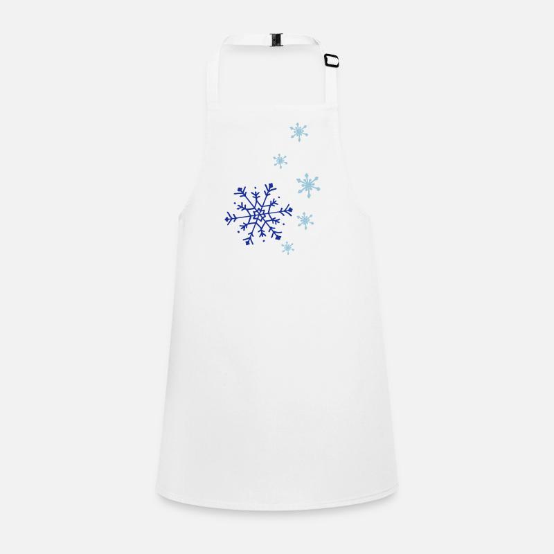 Snowflakes falling Schürze für Kinder