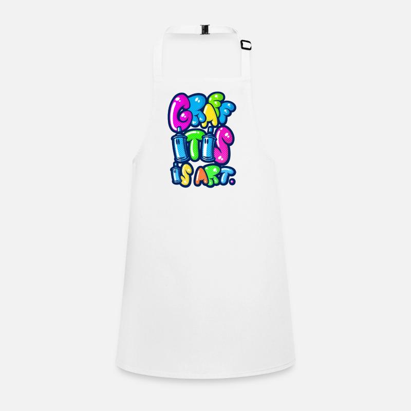 graffitis is art multicolors Children's Apron