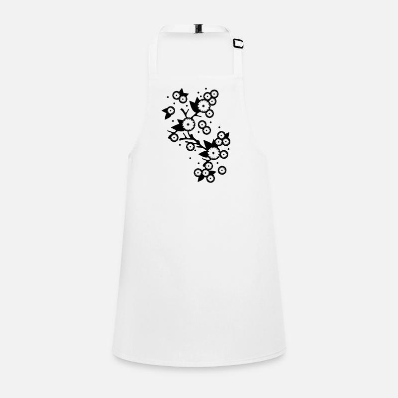 stilisierter Blüten Ast Schürze für Kinder