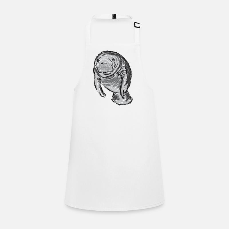 Design avec la laque / Oeuvres d’art avec une Manatee Tablier Enfant