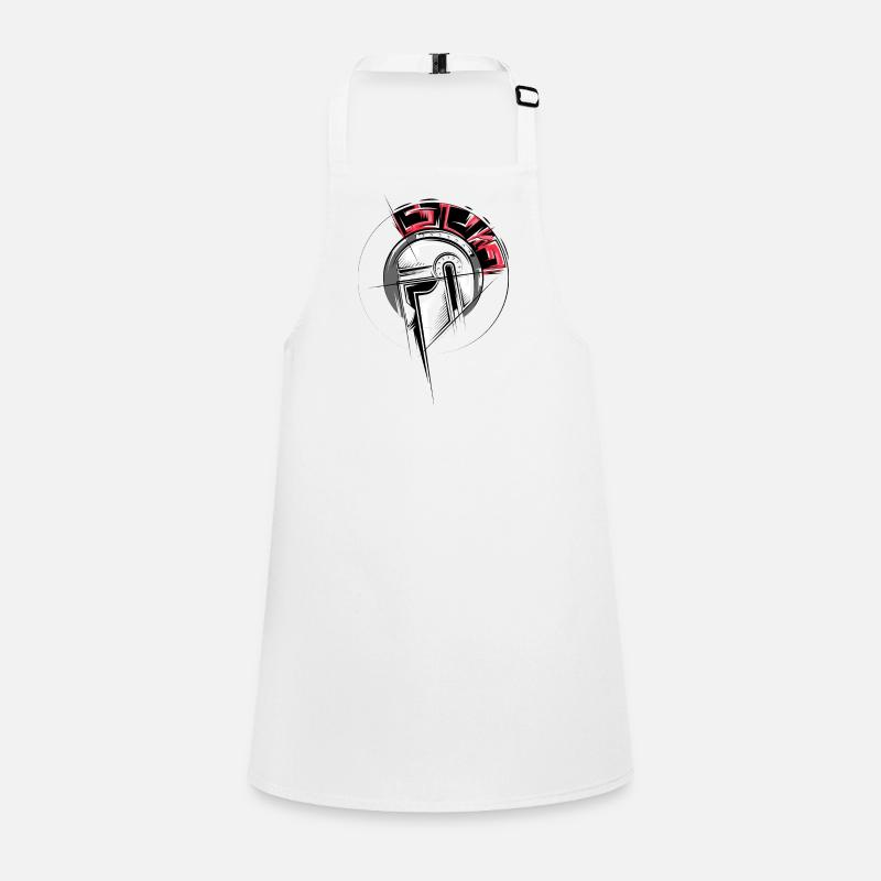 Gladiator Illustration Fighter Helmet Romans icon Children's Apron