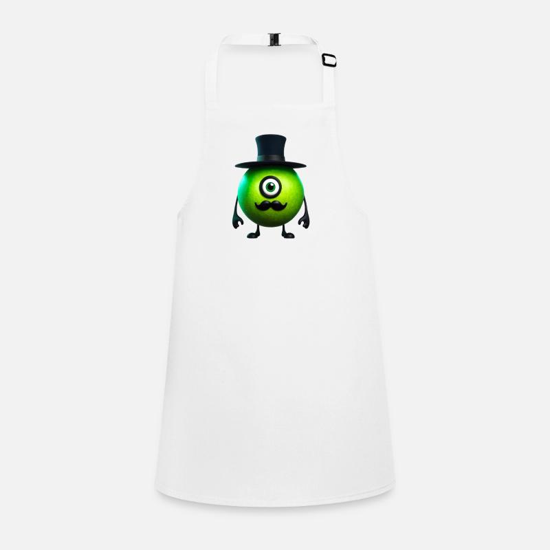 green creature Mr Green Children's Apron