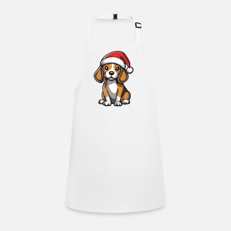 Beagle Dog Christmas Cute Children's Apron