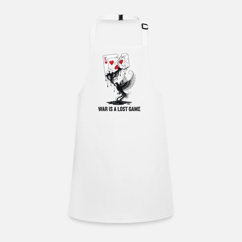 War Is A Lost Game Anti-War Statement Children's Apron