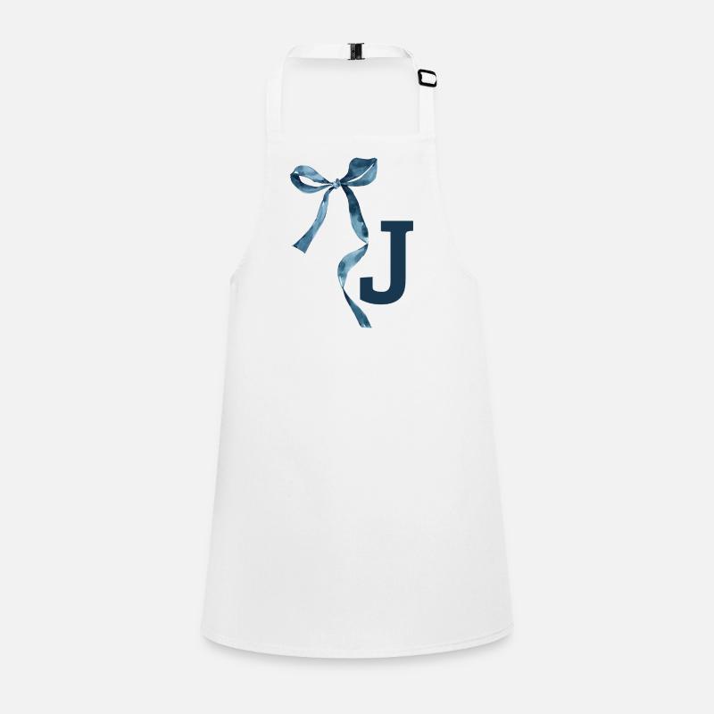 Monogram j Geschenkidee Schürze für Kinder