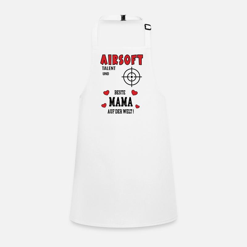 Joueuse Airsoft Maman Joueuse Airsoft Maman Tablier Enfant