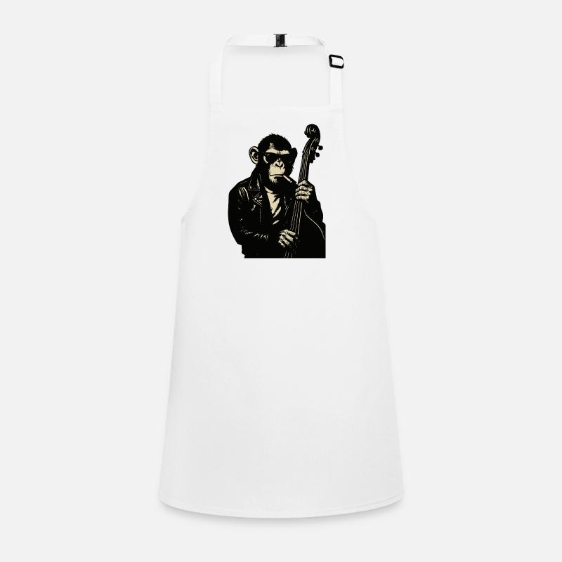 Monkey Rocker Leather Bass Children's Apron