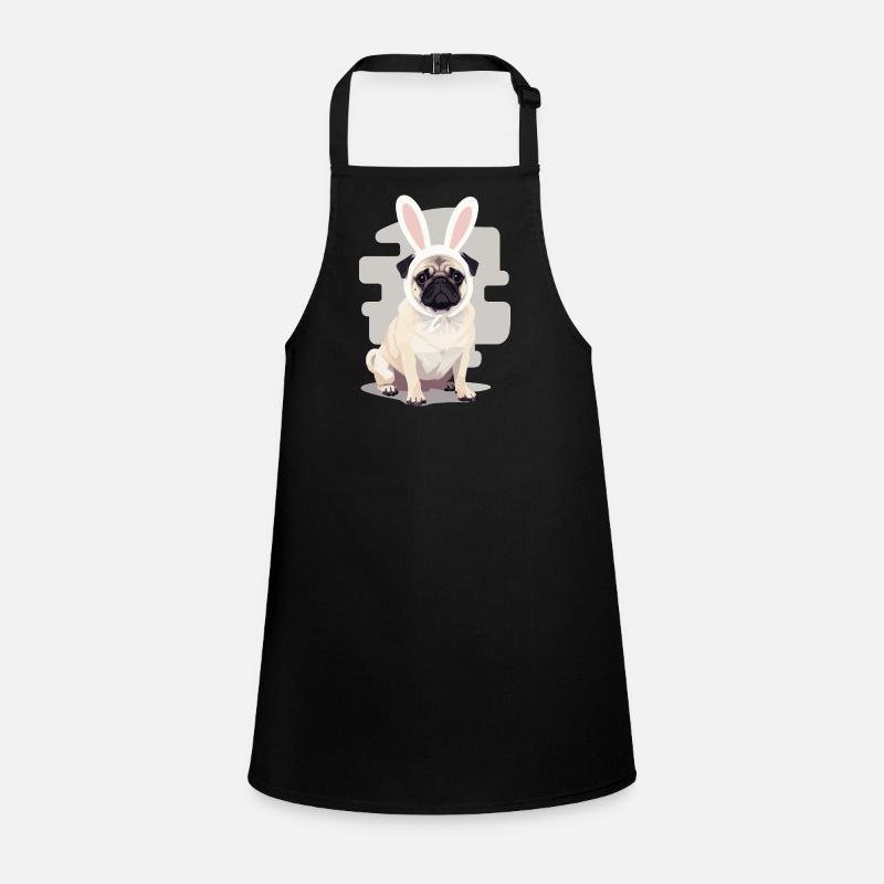 Mops Bunny Schürze für Kinder