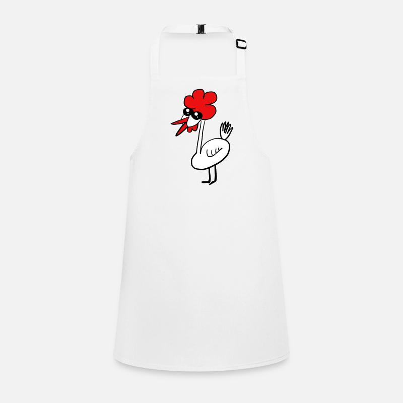 poulet poulets volaille drôle Tablier Enfant