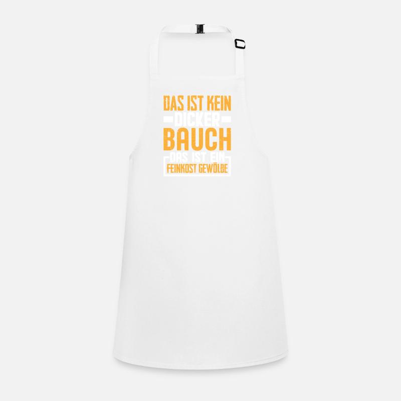 Dicker Bauch Lustig Spruch Geschenk Schürze für Kinder