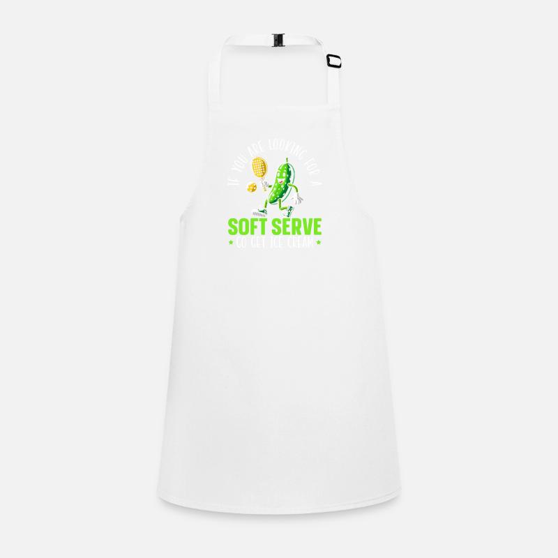 Pickleball Player Dink Sport Pickle Ball Ich Liebe Schürze für Kinder