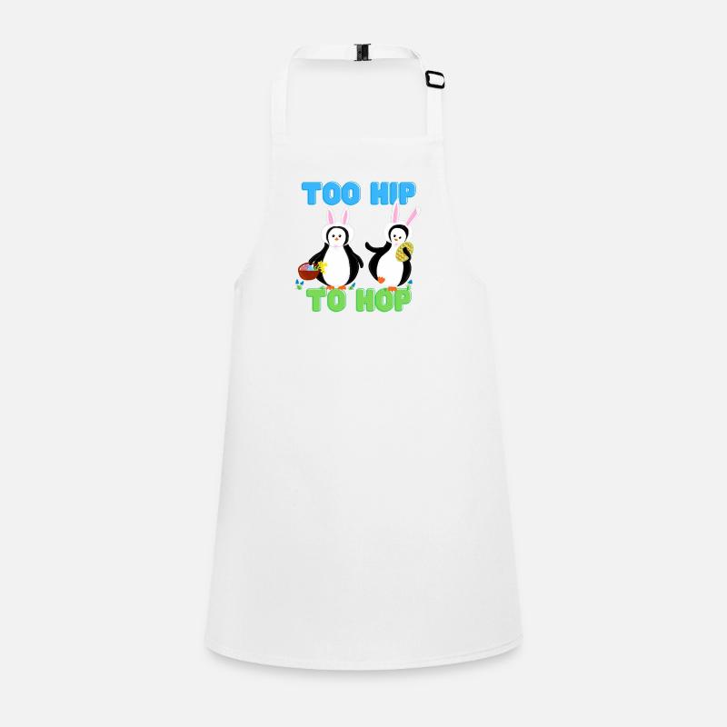 Too Hip to Hop Pingu Easter Bunny Children's Apron