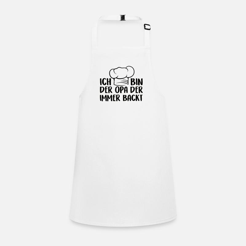 Ich bin der Opa der immer backt Schürze für Kinder