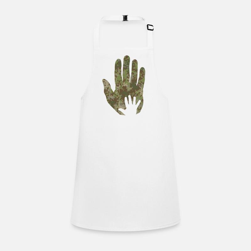 Multitarn camouflage baby hand in hand Children's Apron