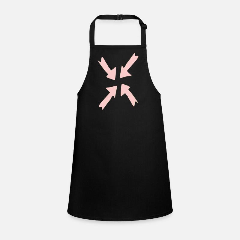 pink focus arrows Children's Apron