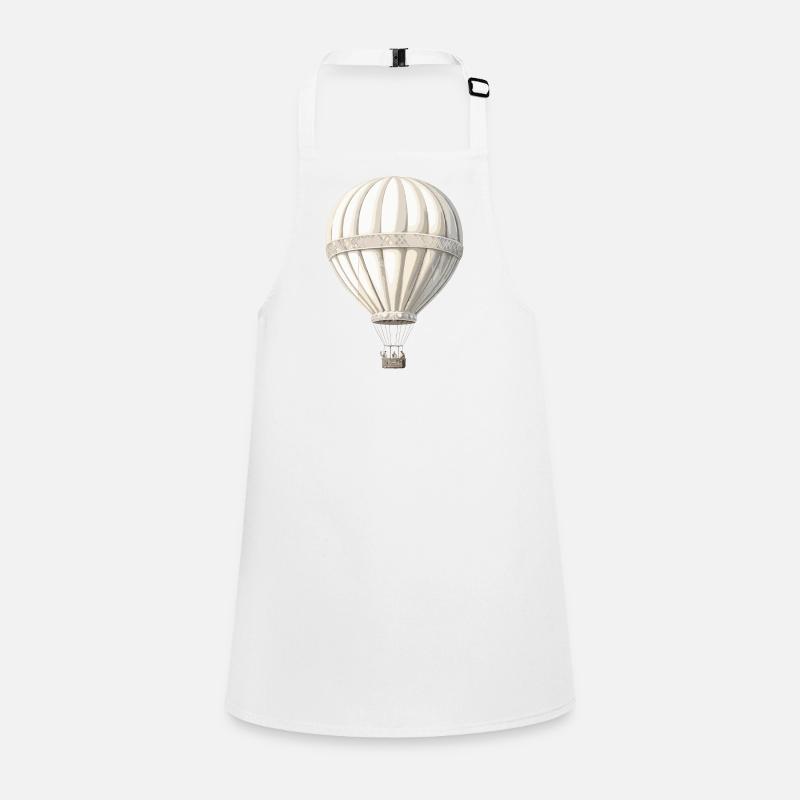 Montgolfière blanche Tablier Enfant