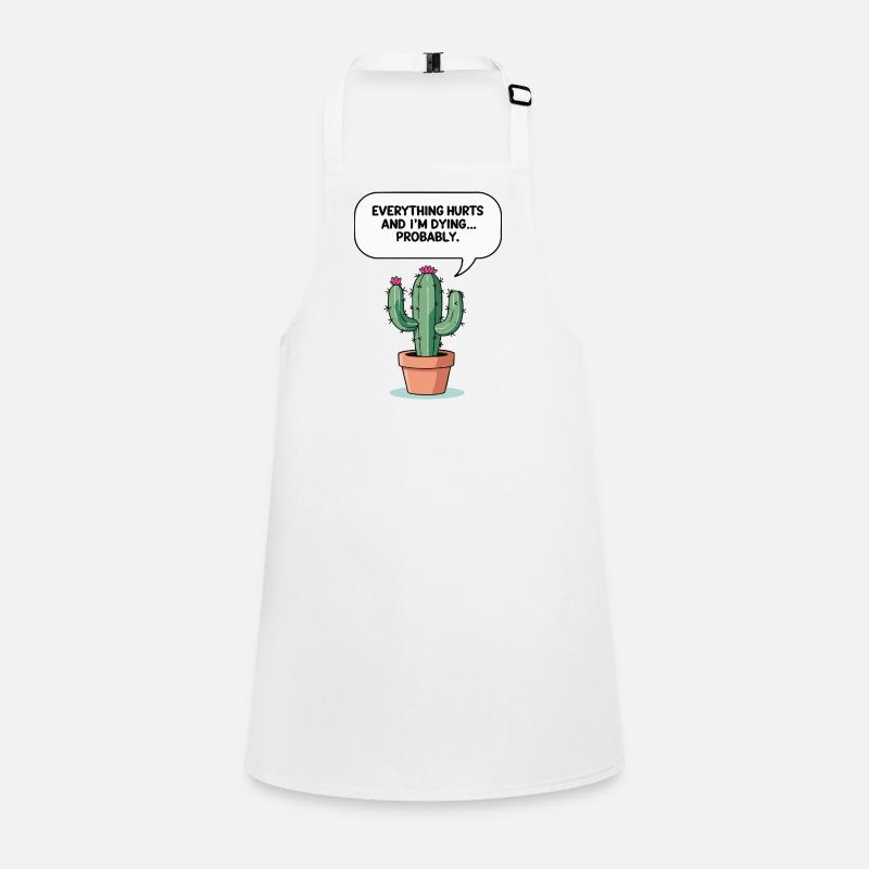 Sarcastic Cactus Children's Apron