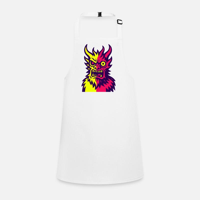 Pop Art Le monstre du diable Tablier Enfant