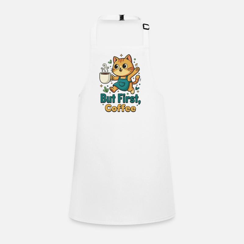 Café First Cat Tablier Enfant