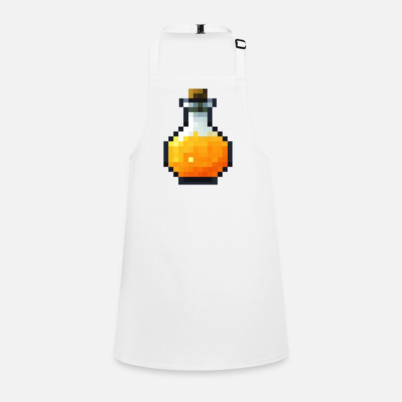 Potion Pixel-Art-Stil retro 8-Bit Schürze für Kinder