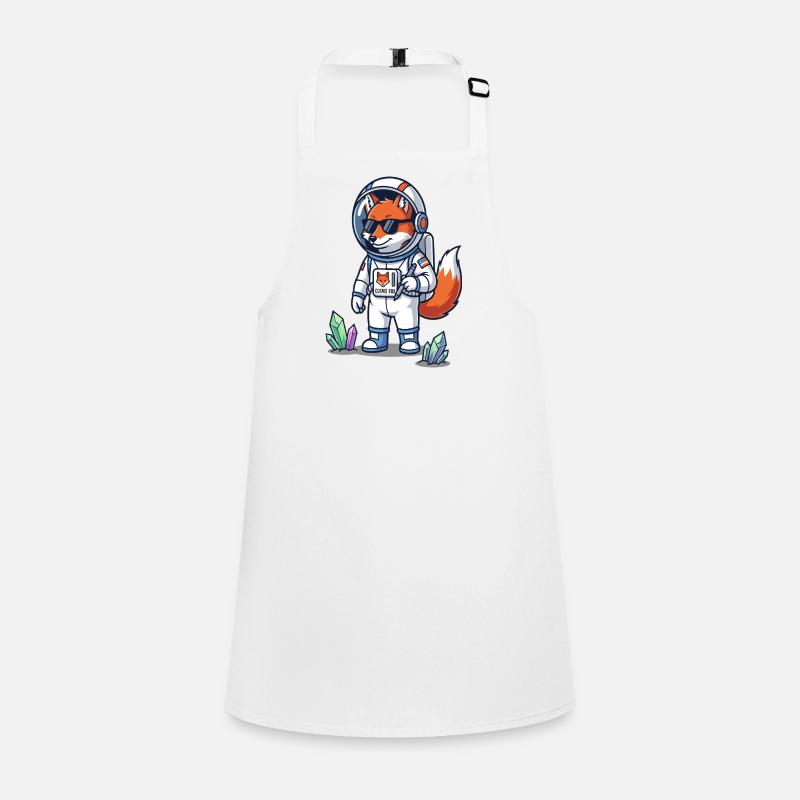 Cosmo Fox Astronaute Explorateur Spatial Tablier Enfant