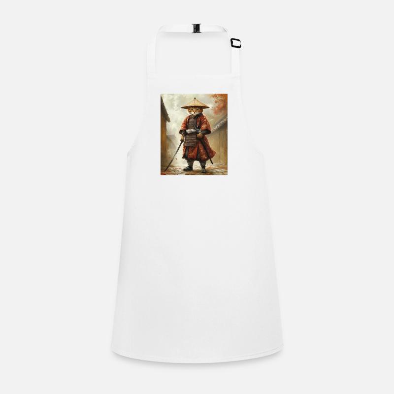 Cat Samurai Children's Apron