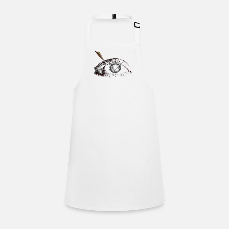 Das gemalte Auge Schürze für Kinder