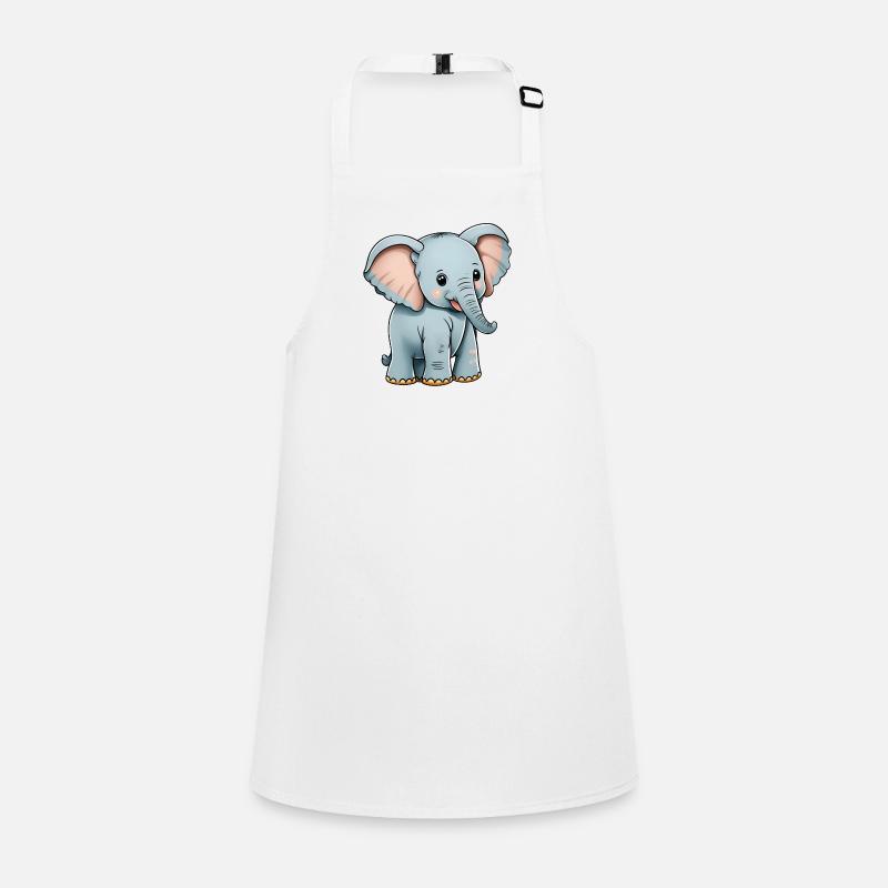 Éléphant totalement mignon Tablier Enfant