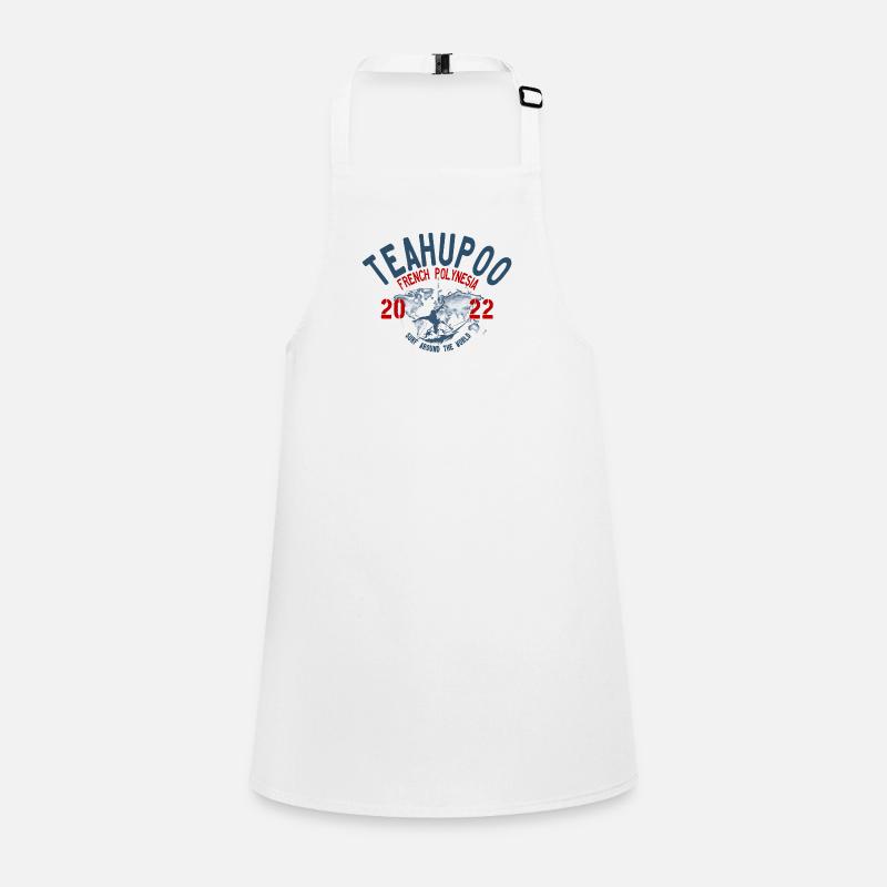 Surf around the world Teahupoo blc Tablier Enfant