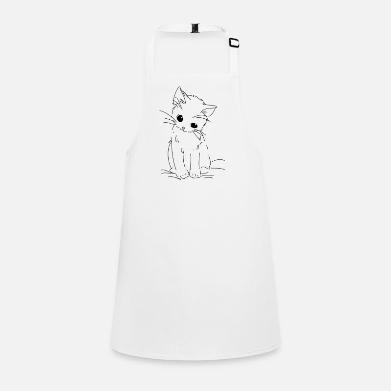 chaton timide Tablier Enfant