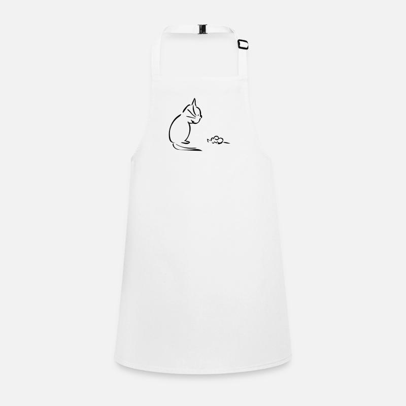chat et souris - basique Tablier Enfant