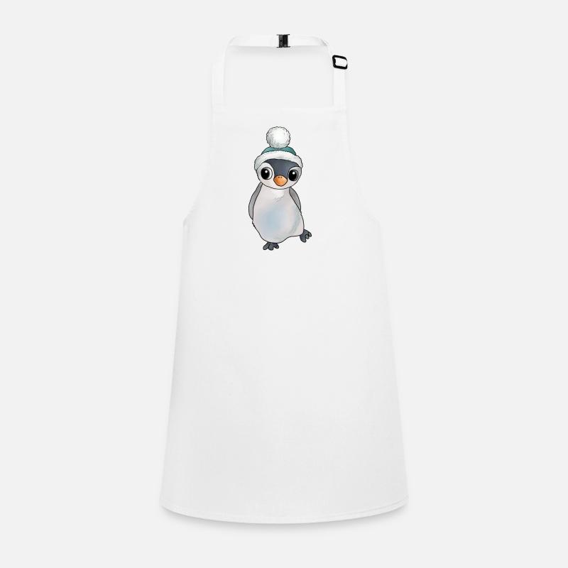 Penguin with hat Children's Apron
