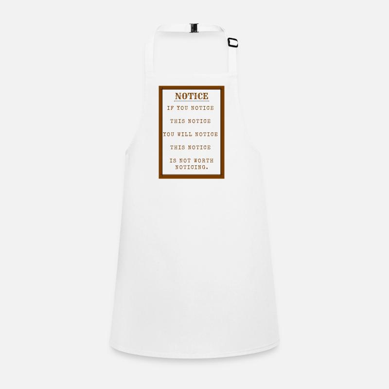 NOTICE 2 Children's Apron