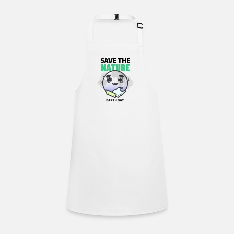 Save The Nature Earth Day Schürze für Kinder