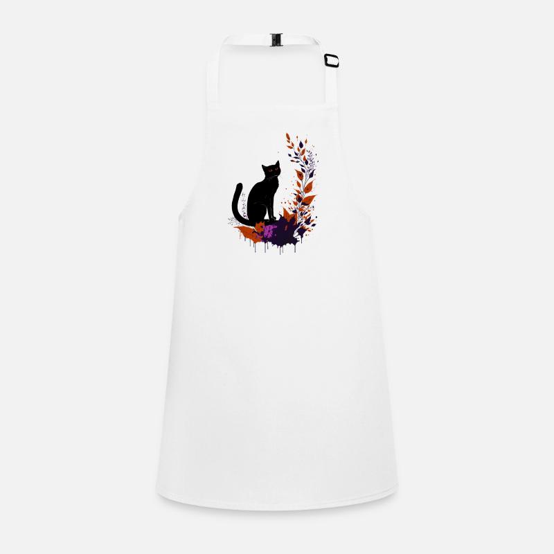 Black cat Children's Apron