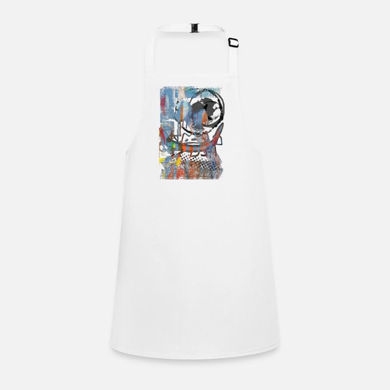 Graffiti style Splash hip hop couleurs peintre couleur - Tablier Enfant - blanc