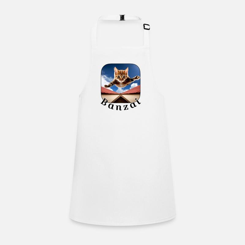 Banzai Cat 2 Children's Apron