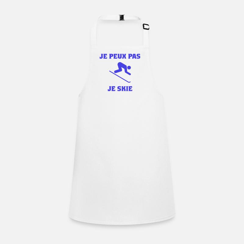 I CAN'T. SKI. SKI. RACKET. SNOW. SNOWBOARDING Children's Apron