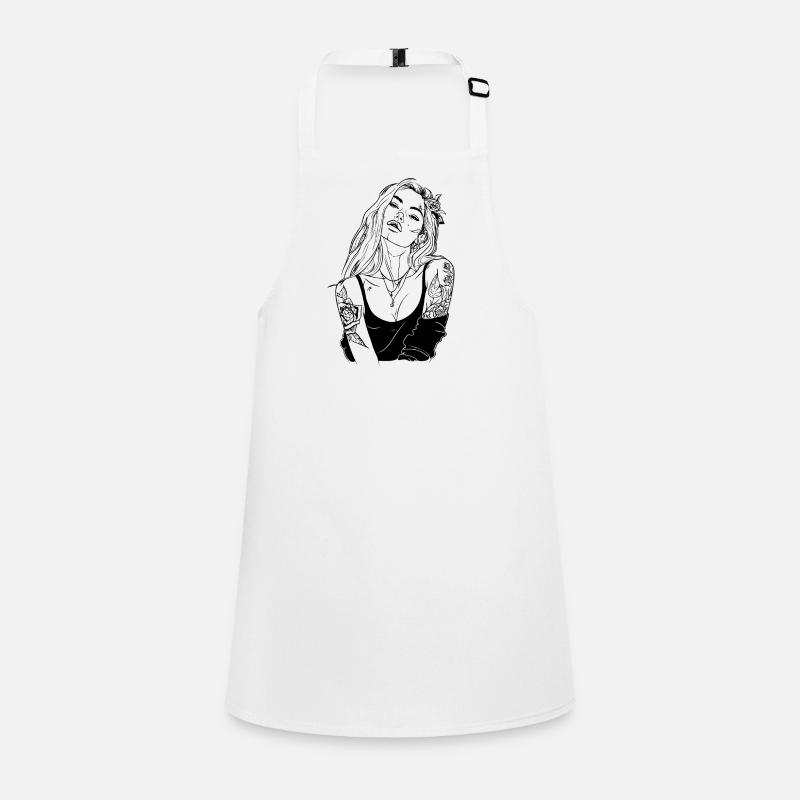Tatouage Fille Conception Tablier Enfant