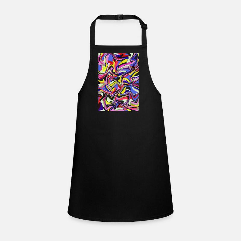 Abstract colorful pattern liquid Children's Apron