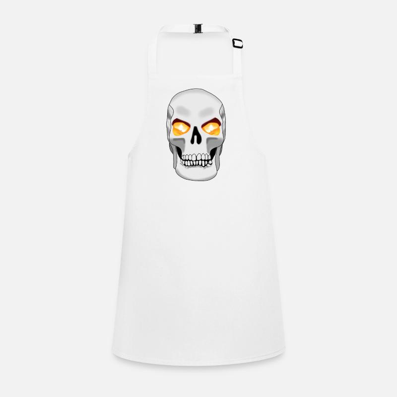 Skull with candle Children's Apron