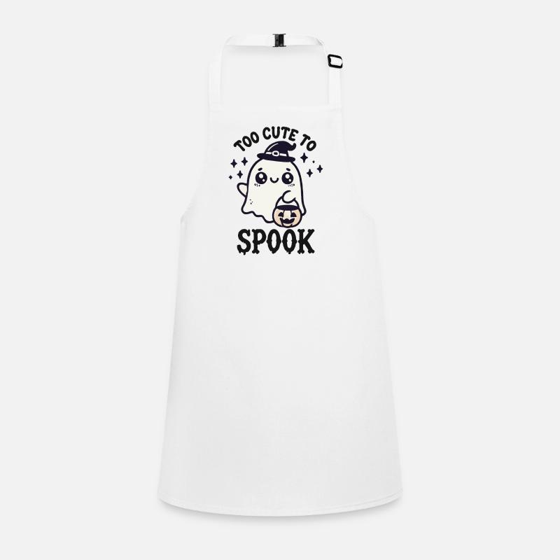 Cute Ghost Too cute to spook Children's Apron