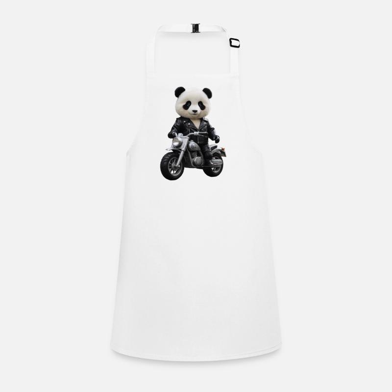 Panda motard Tablier Enfant